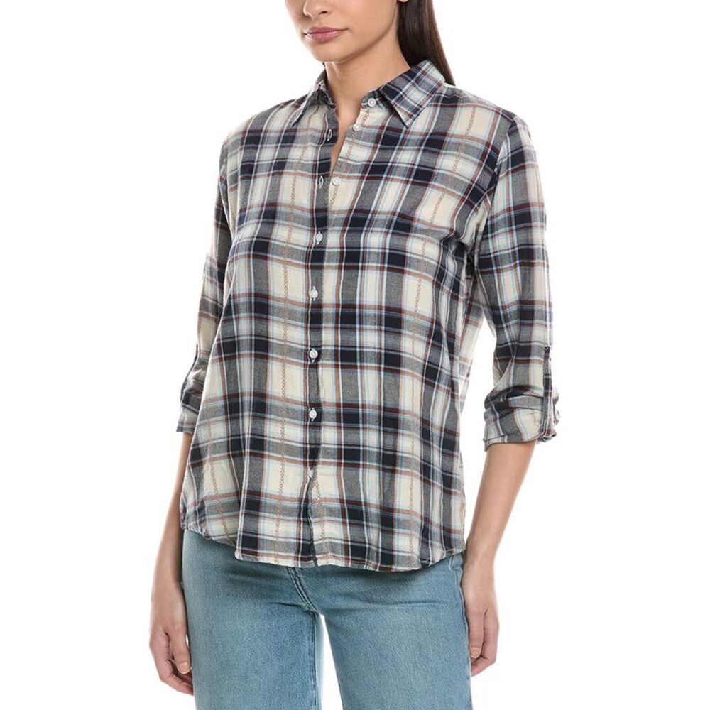 Nu Vintage Womens  Button Front Shirt